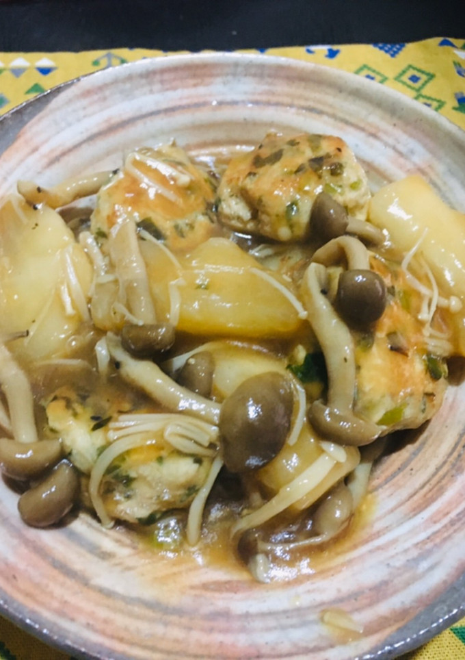 かぶと鶏団子のとろとろあん-レシピのメイン写真
