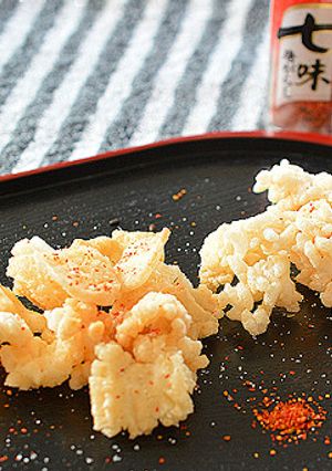 お餅とお米のあられ♪七味唐辛子でおとな味-レシピのメイン写真