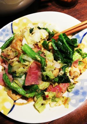 油揚げ&野菜の南蛮味噌炒め-レシピのメイン写真