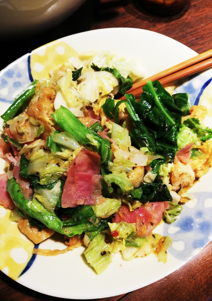 油揚げ&野菜の南蛮味噌炒め-レシピのメイン写真