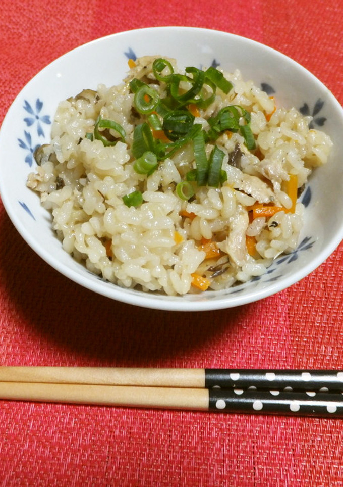 もっちり麦を使った炊き込みご飯-レシピのメイン写真