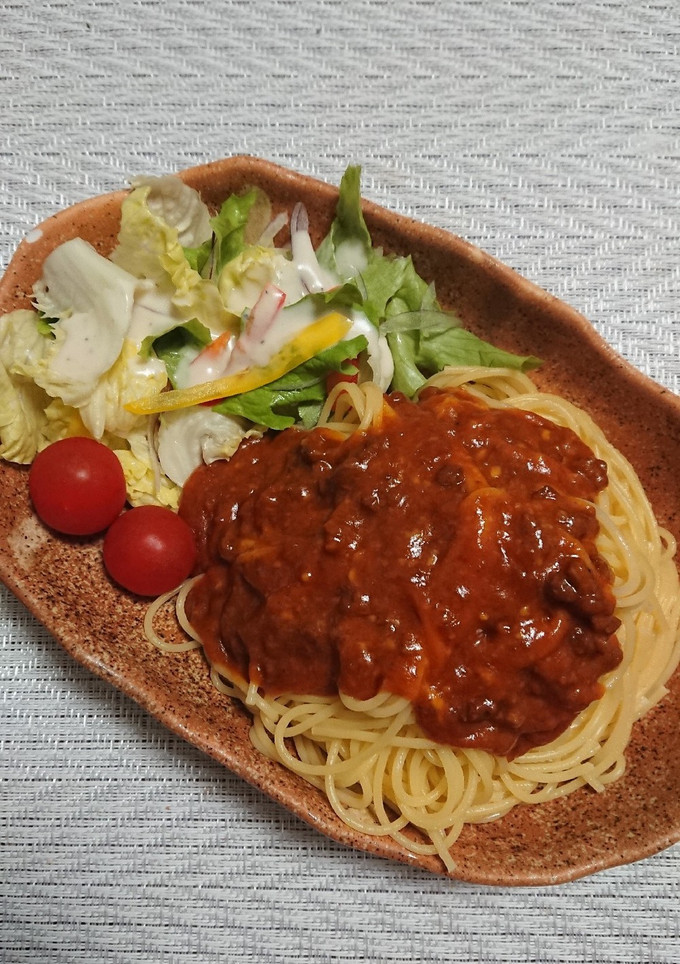 ꙳⋆ꕤミートソースにチーズを…ꕤ*.ﾟ-レシピのメイン写真