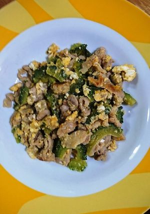 ゴーヤの豚肉炒め-レシピのメイン写真