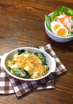 ほうれん草たっぷり♡ポテトグラタン-レシピのメイン写真