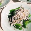 ほうれん草のしらすのせ