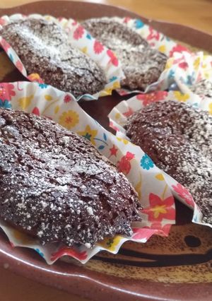 板チョコinフォンダンショコラ風-レシピのメイン写真