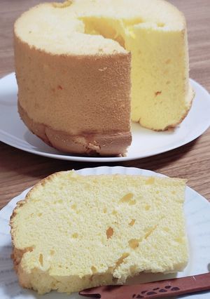 果汁グミ入りシフォンケーキ♪-レシピのメイン写真