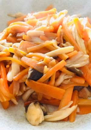 弁当♡作り置き♡人参とエリンギのきんぴら-レシピのメイン写真