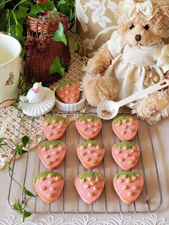 簡単♪いちごミルククッキー♡バレンタイン-レシピのメイン写真