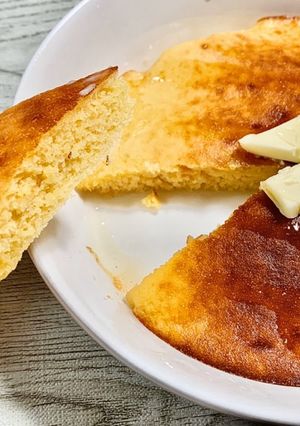 大豆粉パンケーキ（トースター）-レシピのメイン写真