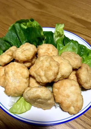 手づかみ食べにもOK豆腐入りナゲット-レシピのメイン写真