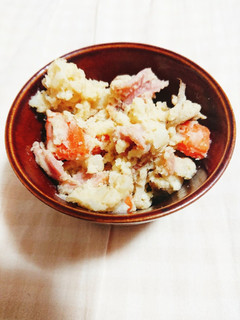 舞茸とベーコンの和風ポテトサラダ-レシピのメイン写真