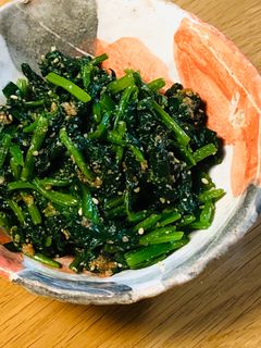ほうれん草の胡麻あえ-レシピのメイン写真