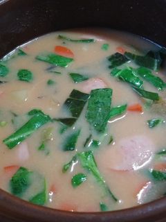野菜のミルク味噌スープ(簡単)-レシピのメイン写真