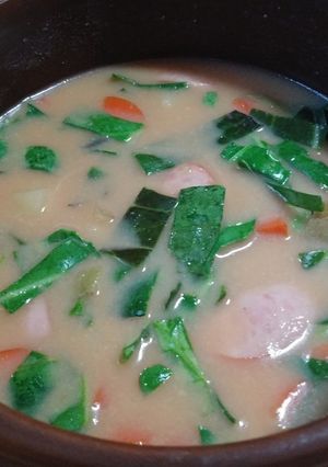 野菜のミルク味噌スープ(簡単)-レシピのメイン写真