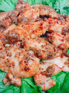 鶏胸肉の照りマスタード焼き♡-レシピのメイン写真