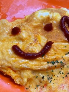 超簡単!3分朝食!チーズオムレツ*-レシピのメイン写真