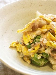 白菜・ツナ・クルミマヨネーズ和え♪-レシピのメイン写真