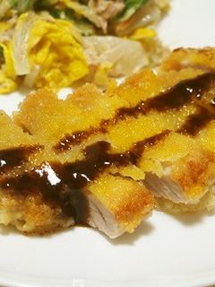 米粉フレークでトンカツ!カリもち食感!-レシピのメイン写真