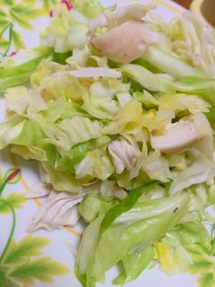 ダイエットレシピ★簡単ささみキャベツ!-レシピのメイン写真