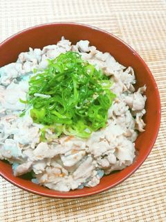 松屋風✤ネギ塩豚カルビ丼-レシピのメイン写真