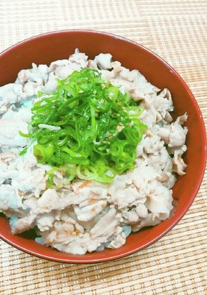 松屋風✤ネギ塩豚カルビ丼-レシピのメイン写真
