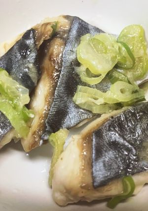 レンジだけ！サワラの香味ネギだれ蒸し＊-レシピのメイン写真