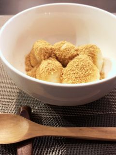 豆腐でもちもちきな粉だんご-レシピのメイン写真