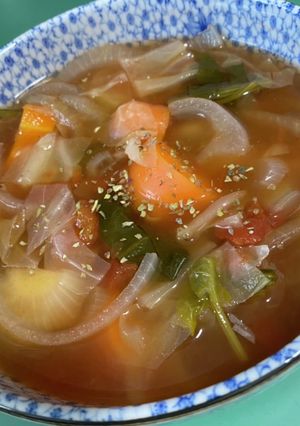 ダイエットに♪簡単野菜スープ-レシピのメイン写真