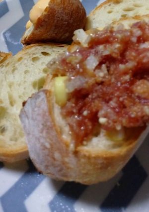 ネギトロのタルタルバゲット-レシピのメイン写真