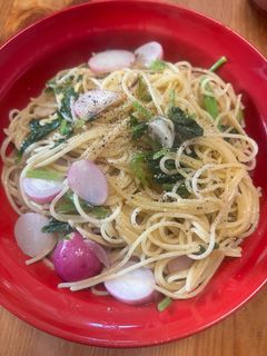 アンチョビとラディッシュのパスタ-レシピのメイン写真