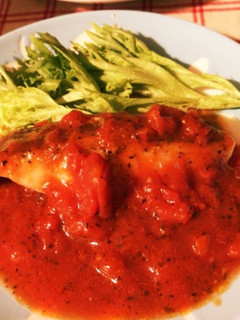 ワンパンで!鱈のソテー♪トマトソース-レシピのメイン写真