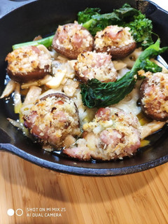 椎茸と生ハムのアヒージョ-レシピのメイン写真