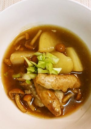 豚巻き大根なめこあんかけ-レシピのメイン写真