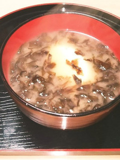身体温まる(о´∀`о)お餅と海苔味噌汁-レシピのメイン写真