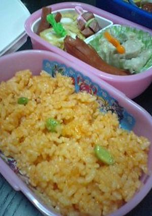 軽い食感のケチャップライス-レシピのメイン写真
