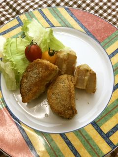 大根と鶏ミンチのはさみ揚げ-レシピのメイン写真