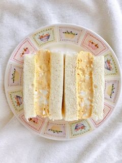 レンジで簡単!だし巻き玉子サンド-レシピのメイン写真