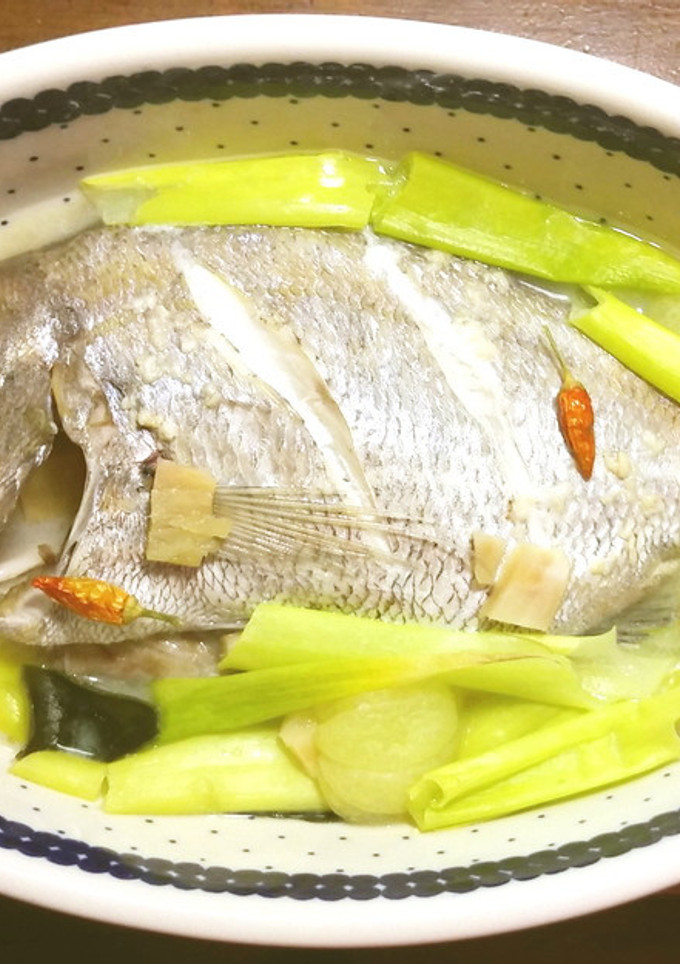 冷凍の鯛の酒蒸し　グランシェフ-レシピのメイン写真