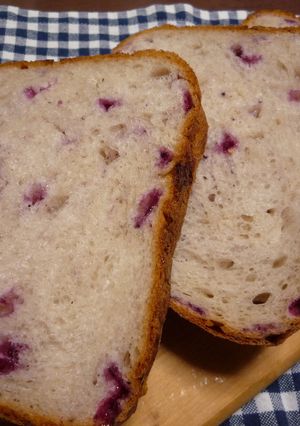 HB☻ブルーベリー×ヨーグルト食パン-レシピのメイン写真