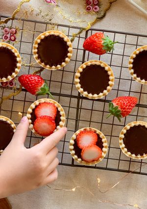 簡単♡やみつき塩チョコタルト-レシピのメイン写真