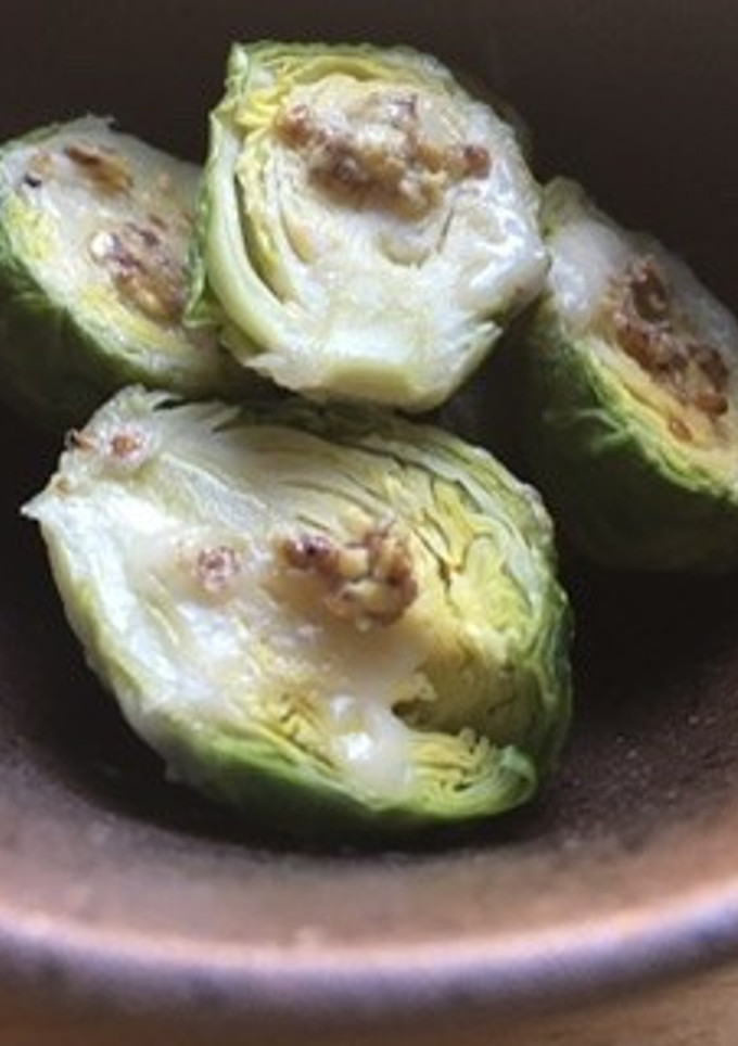 簡単　芽キャベツ　マヨネーズ焼き-レシピのメイン写真