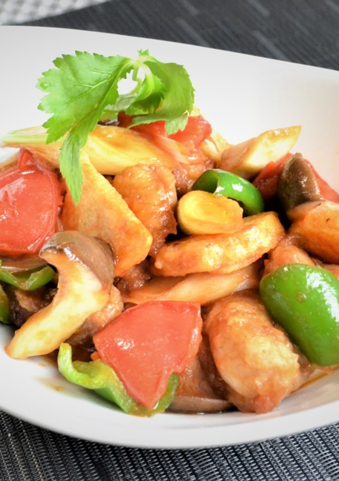 長芋と鶏肉の中華風炒め♪-レシピのメイン写真