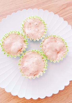 【離乳食】カンタン！いちごの蒸しパン-レシピのメイン写真