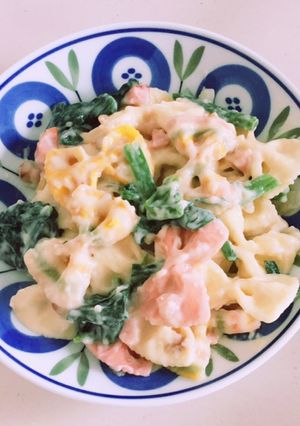 魚肉ソーセージとしいたけのクリームパスタ-レシピのメイン写真