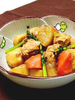 フライパンで●大根・里芋とツナの味噌煮-レシピのメイン写真