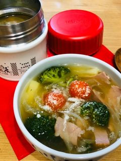 簡単✨朝のスープ✨スープポットランチにも-レシピのメイン写真