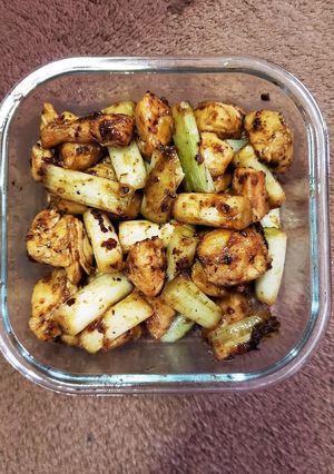 超簡単!鶏むね肉ねぎま炒め-レシピのメイン写真