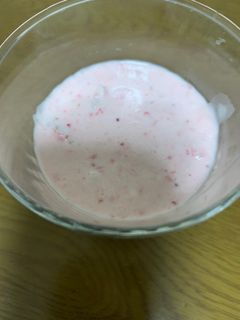 いちごムース-レシピのメイン写真