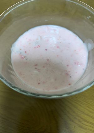 いちごムース-レシピのメイン写真